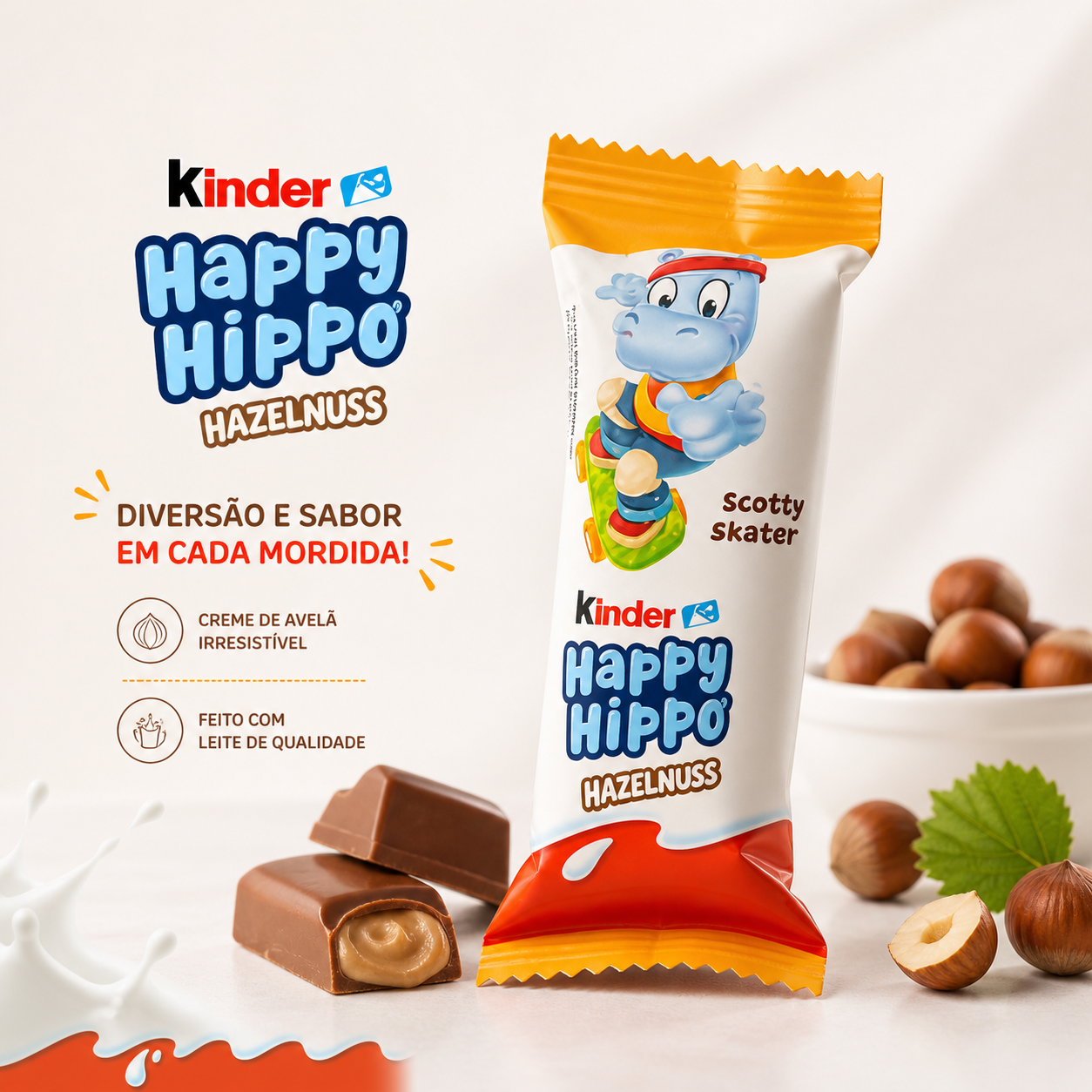 Kinder Happy Hippo Hazenuss
